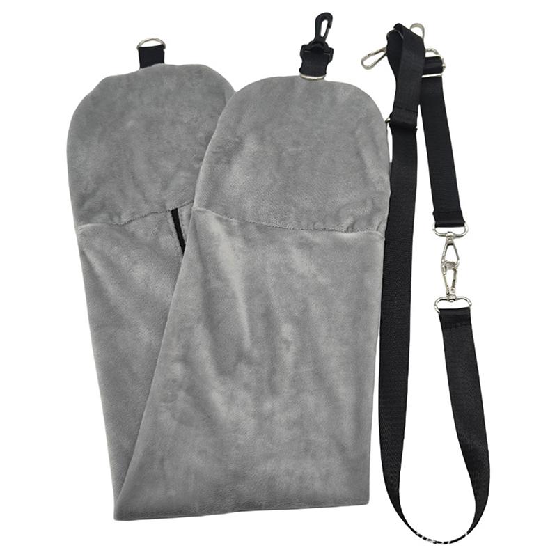 2 In 1 Travel Pillow U Shaped Neck Support and Fluffy Fillable Pillowcase Portable with Carrying Bag for Car Plane Train Camping