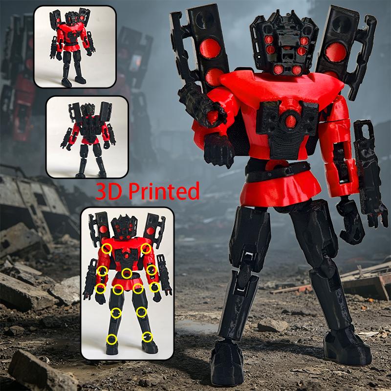 2026 3D Printed Skibidi Toileted Titan Speakerman Cameraman Tvman Mini Figure AnimeDIY Model Toys For Birthday Xmas Gifts Home