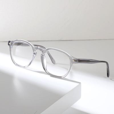 Retro Black Thick Frame Glasses Men'S Plain Myopia Glasses Frame Women'S High-End Glasses Frame