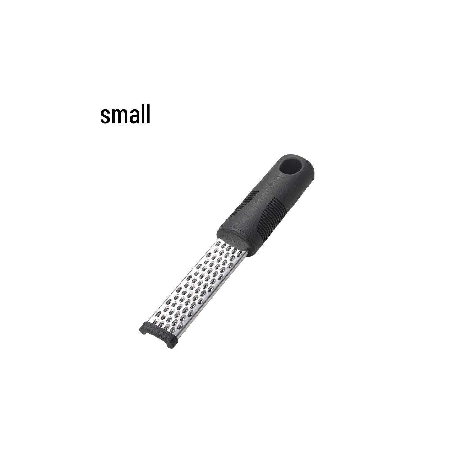 

Stainless Steel Multifunctional Cheese Grater & Lemon Zester Tool Small Stainless Steel Grater чёрный