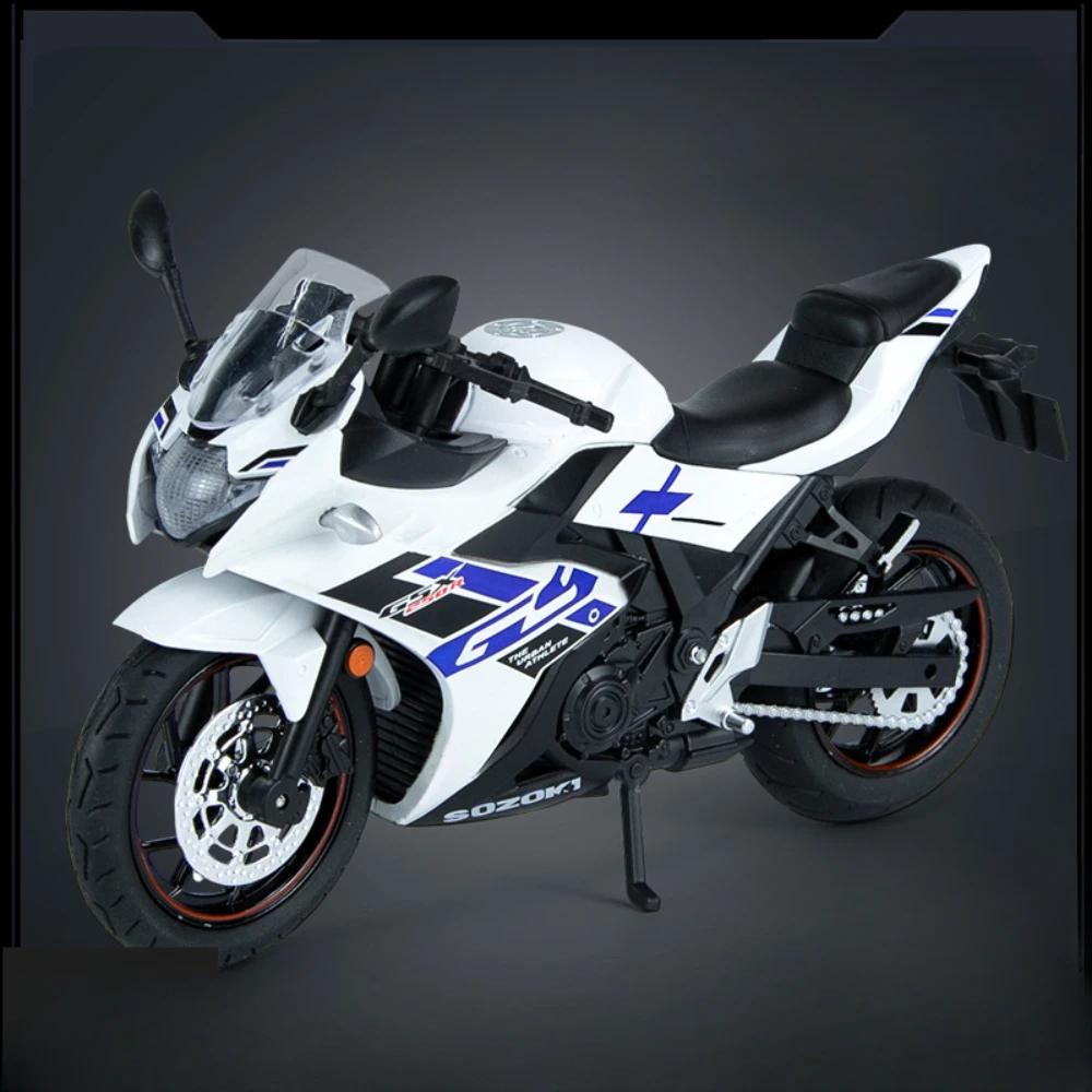 1/12 Schaal Suzuki Gsx250R Motorfiets Legering Diecast Auto Speelgoed Modellen Met Geluid Licht Simulatie Speelgoed Collectie Cadeaus Voor Kinderen