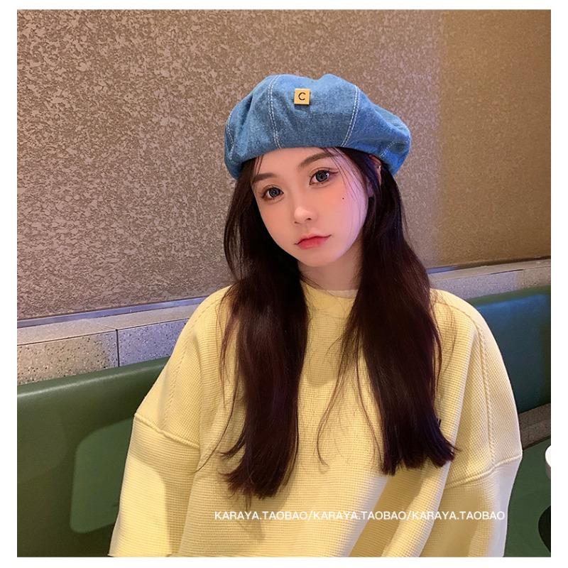 Hat, Female, Big Head Circumference, Beret, Painter's Hat