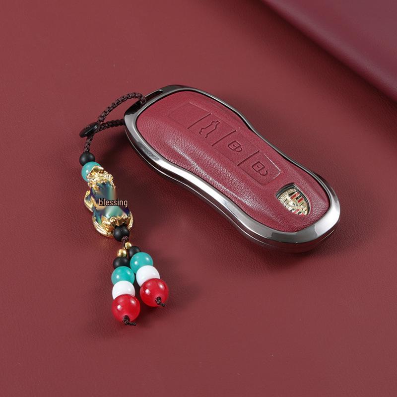 Porsche Panamera Cayenne Macan 718 Men's Protective Key Case & Buckle