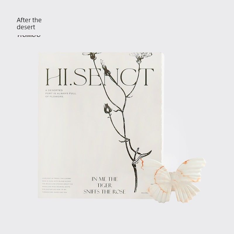 

Homoo Summer Light Perfume Car Aromatherapy Fragrant Stone Fantasy Creative Butterfly Tuyere Decoration Ladies Cocoon into Butterfly Cocoon into a butterfly Other notes