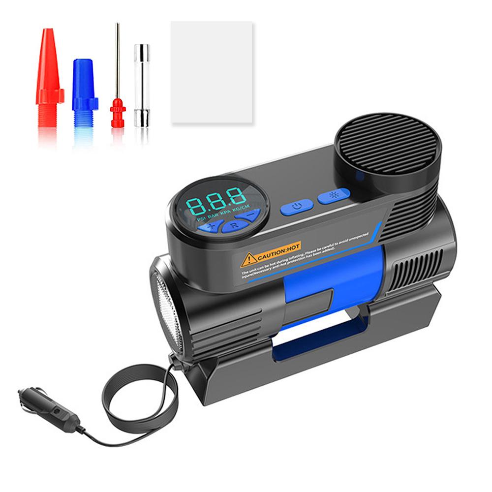 Portable Car Air Compressor 120W 150PSI Electric Digital Display Tire Inflator Pump for Motorcycle Bicycle Boat AUTO Tyre Balls
