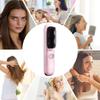 Dual-Function Operation Electric Hair Straightener Brush USB Charging Hair Brush  Home Use