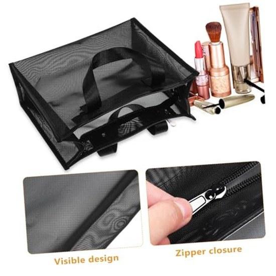 No-brand item Nylon head cosmetic pouch makeup bag toiletry travel supplement womens