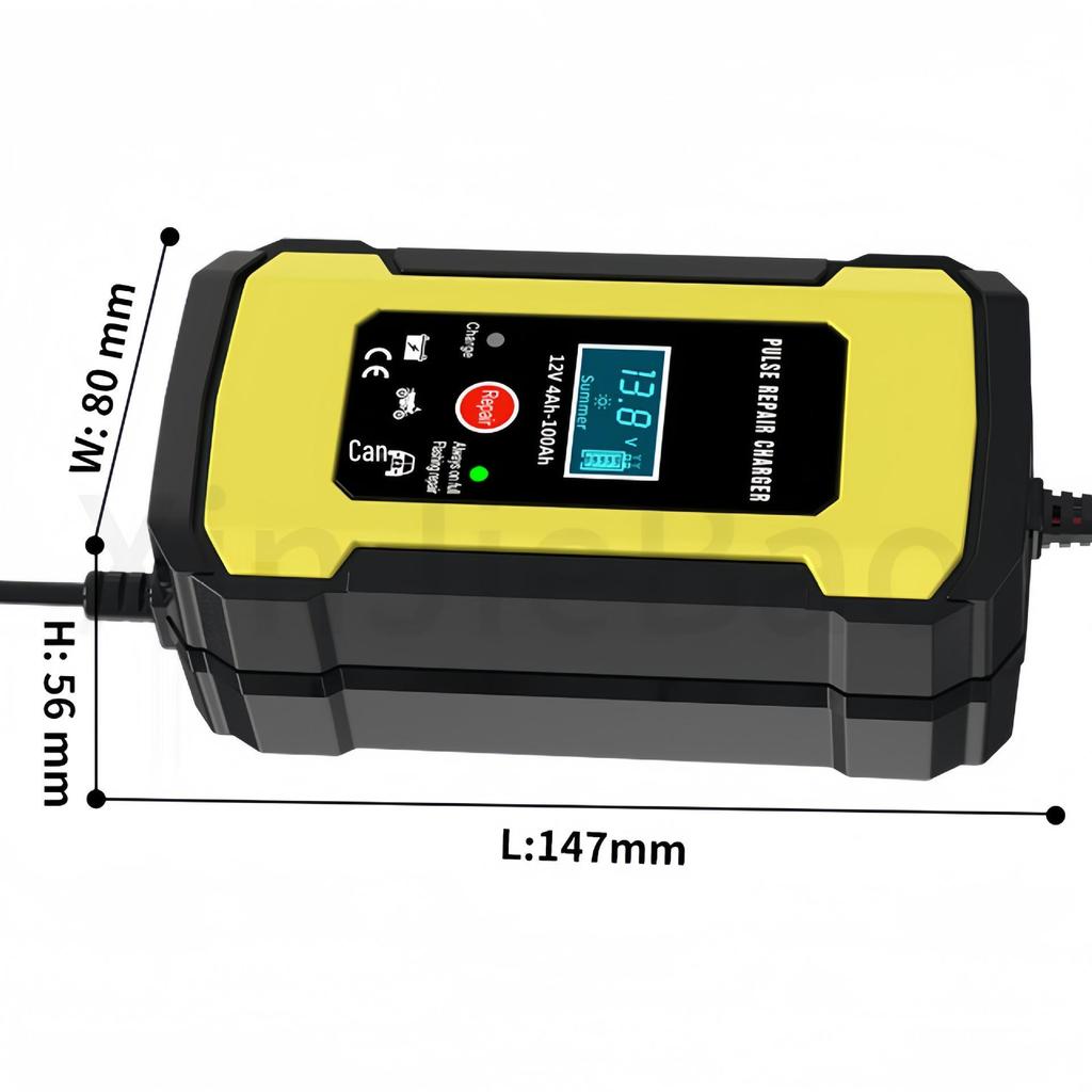 12V 6A Smart Charger for Car and Motorcycle Batteries