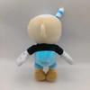 24cm Cuphead Plush Toys Mugman Game Doll Toys Adventure Game Soft Stuffed Plush for Kids Birthday Gift