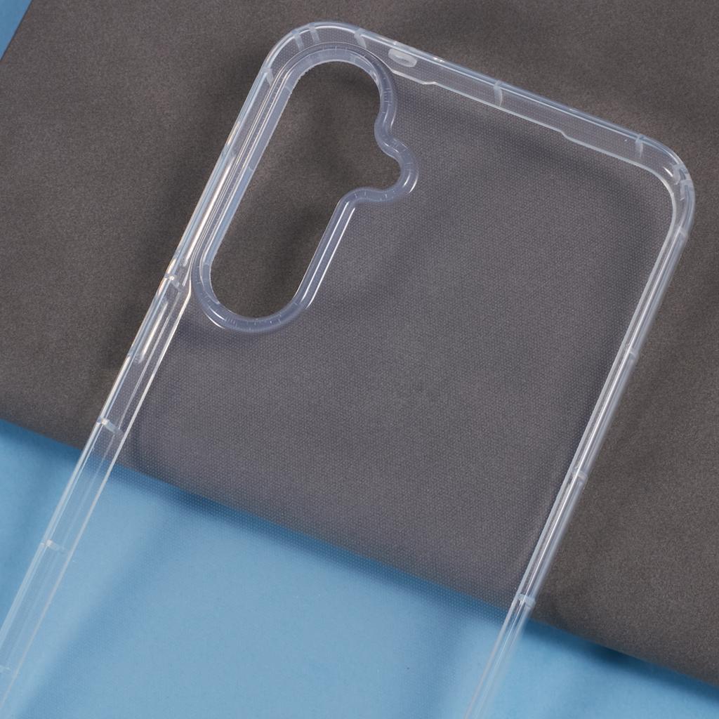 For Samsung Galaxy A55 5G Clear Case Anti-Drop TPU Phone Cover (Big Rear Lens Hole)
