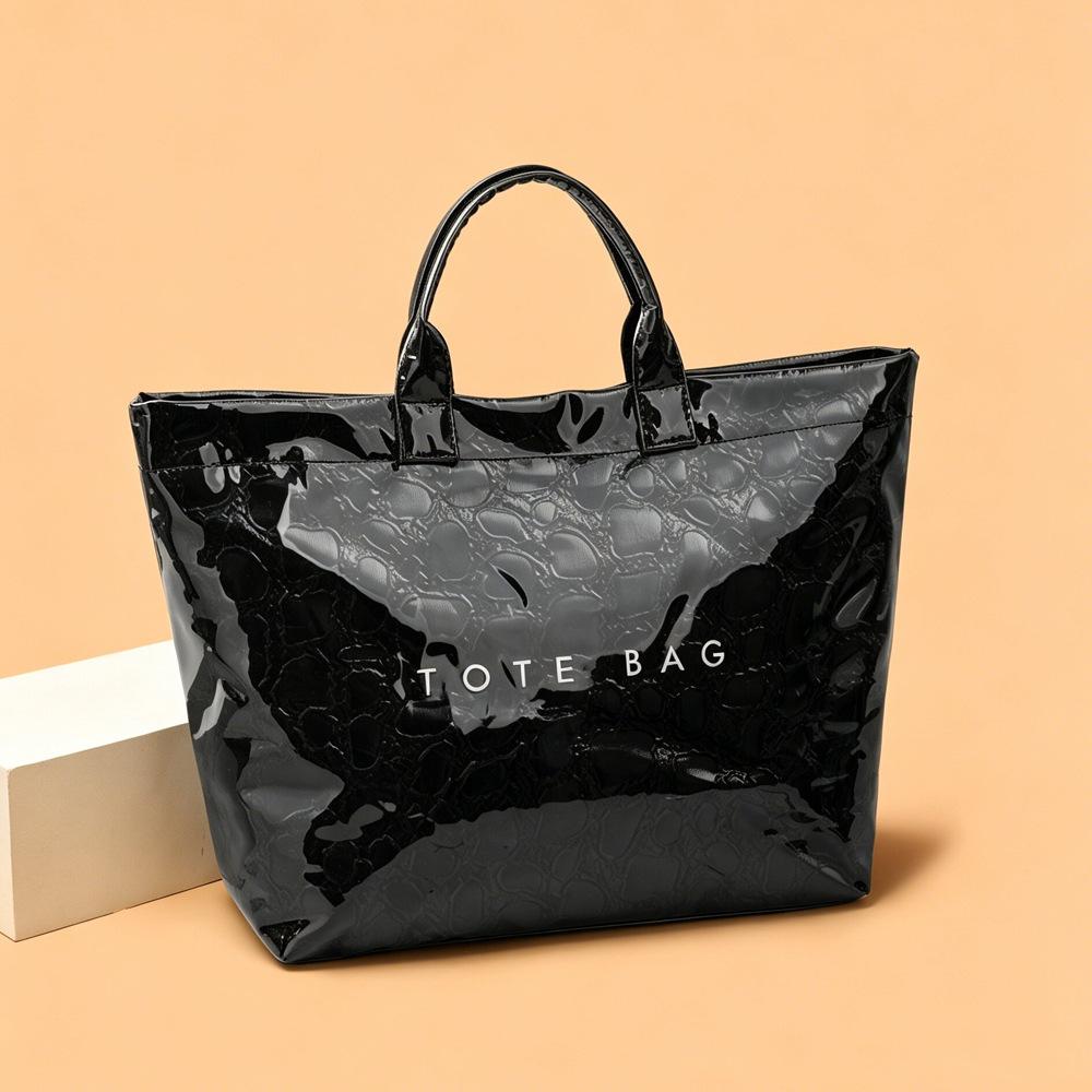 Leisure Commuting Handbag - Large Capacity Trendy Women's Bag - Retro Transparent Tote Bag