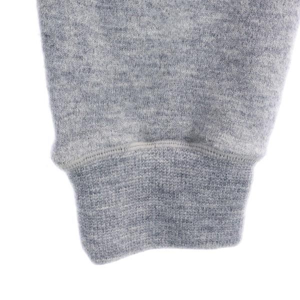 Yetiua Made In Japan Long Sleeve Trainer S Gray Sweatshirt Fleece Lining Men's Used