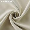 1PC NAPEARL 70-80% Shading Beige Comfortable Blackout Curtain with Embroidered Elegant Sheer Curtain for Bedroom Living Room Home Decor