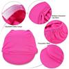 Breathable Quick Dry Cycling Cap Outdoor Sports Sunhat Bicycle Helmet Wear Hat(Rose Red)