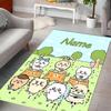 Custom personalization Chiikawa Area Rug - Perfect For Kitchen, Bathroom,Laundry Room Decor Large Size Available,Gift All Seasons