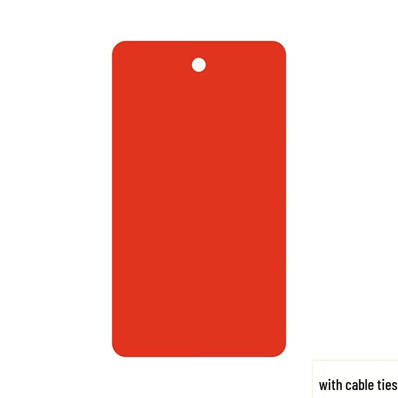 Langsaizebo Blank PVC Waterproof Hanging Tags