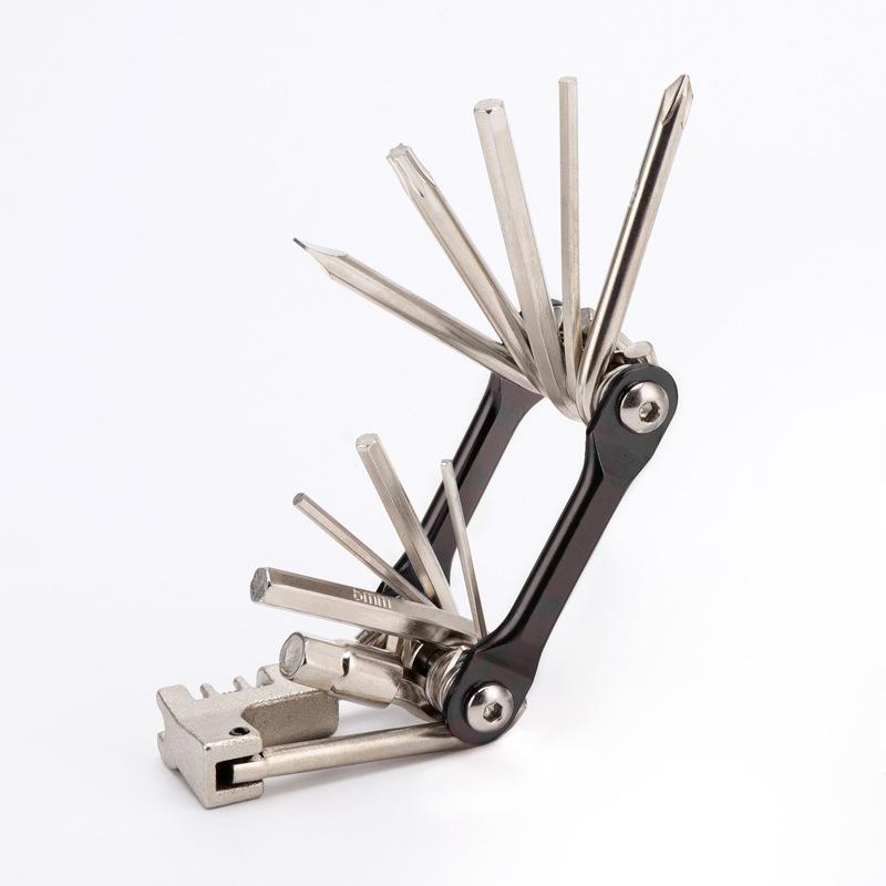 11 1 Road MTB Portable Cycling Tools Foldable Stainless Steel Bike Wrench Multi-Function Bicycle Repair