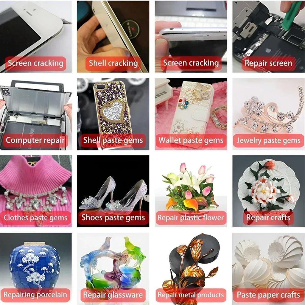 15/50/110ml B-7000 Glue T-8000 Adhesive Epoxy Resin Repair Cell Phone Touch Screen Liquid Glue Jewelry Craft Adhesive Glue.