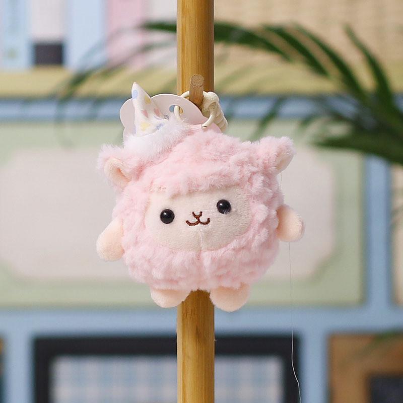 Sheep Plush Keychain With Pp Cotton Filling For Kids And Teens
