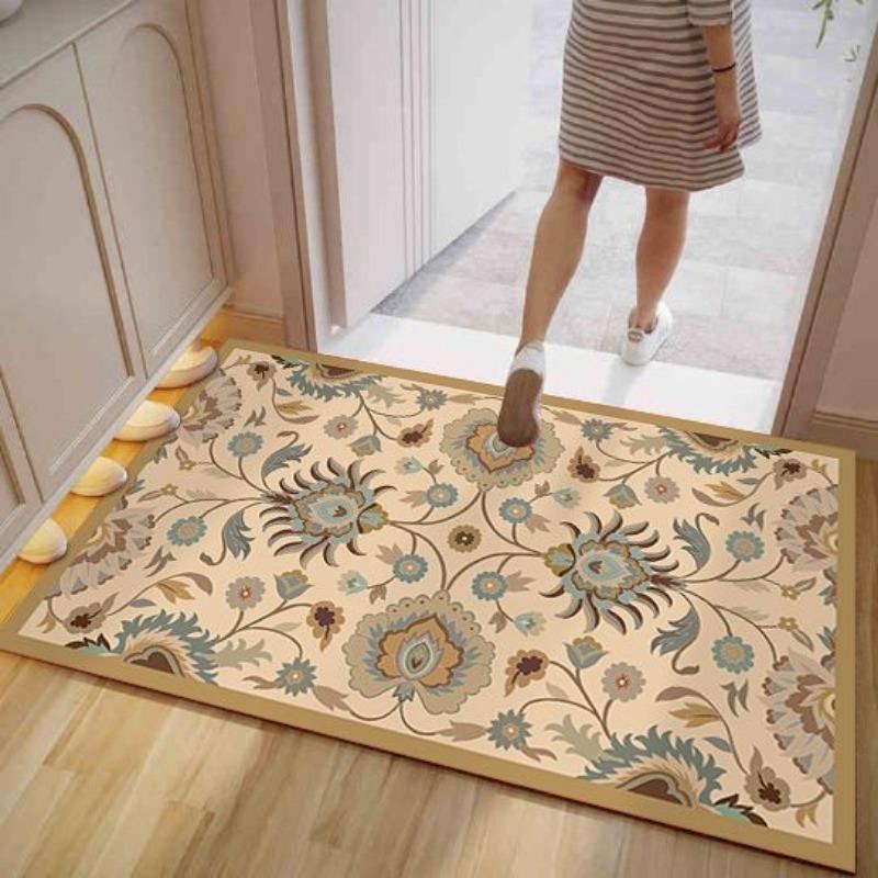 European Style Carpet Floor Mat Wear Resistant Bedroom Entrance French Floor Mat