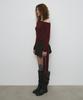 Sandric Leather Buckle Long Boots_Black