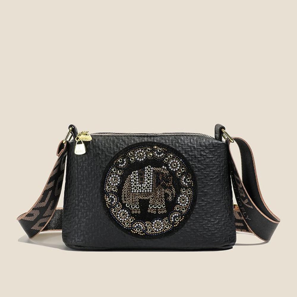 

Shoulder Bag For Women Purse- Fashion Crossbody Bags 2025 Winter Underarm Bag Small Square Satchel Handbag чорний