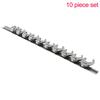 10PCS 3/8 Inch Drive Crowfoot Wrench Set 10 To 22mm Metric Chrome Plated Open End Wrench Flare Nut Head Driver Crowfoot Spanner