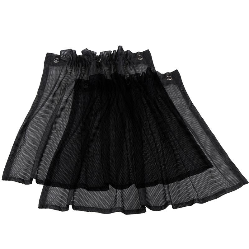 

2 шт. универсальный сетчатый солнцезащитный козырек для автомобиля, солнцезащитный козырек для бокового окна, черный, бежевый, летний защитный лист от солнца и УФ-лучей 42CM*70CM чёрный