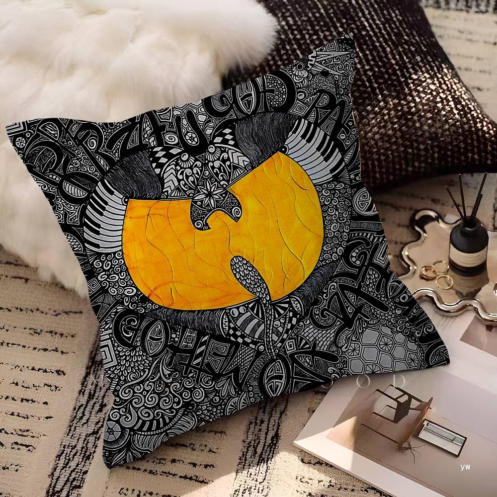 WU-T--TANGs CLANs Band Cushion Cover Pillowcase Upholstery Sofa Throw Pillow Home Decor Pillowcas