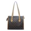 Louis Vuitton 2006 M40007 Monogram Popincourt Hand Tote Bag BrownUsed