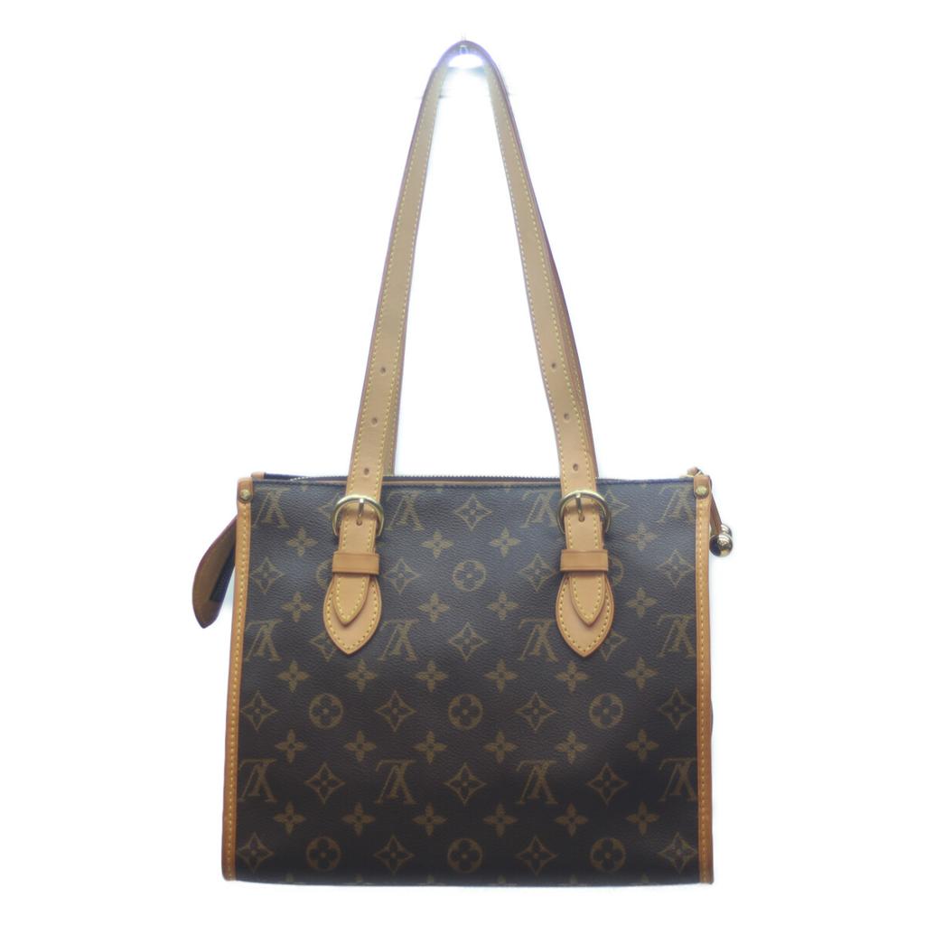 Louis Vuitton 2006 M40007 Monogram Popincourt Hand Tote Bag BrownUsed
