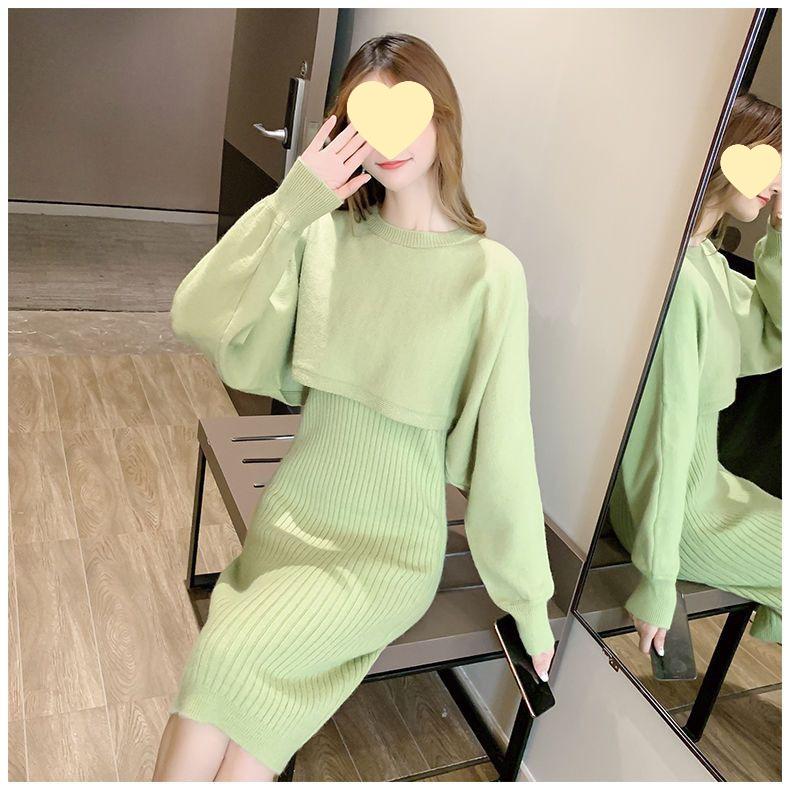 Autumn 2025 Age-Defying Professional Two-Piece Set: Stylish Skirt & Sweater Combo for a Chic, Mature Look.