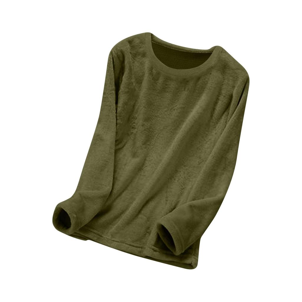 Women's Fashionable Loose,Fit Loungewear Comfortable Pajamas Warm ,Color Top