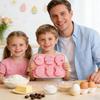 Ostern Schokolade Silikonform Backzubehör 3D Hase Silikonform Für Gummibärchen Cupcake Fudge Süßigkeiten Gelee Gebäck Eis DIY Werkzeug