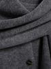 INS Spring Women's Elegant Knit Coat with Scarf