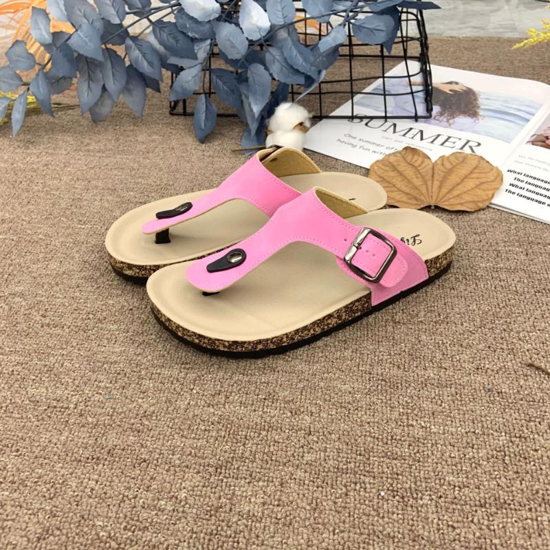 Fashion Fashion Retro Woman Shoes Summer New Round Toe Flat Shoe Comfort Versatile Women's Slippers Simple Soft Soled Women's Flip Flops