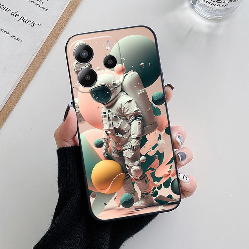 Für Xiaomi Redmi Note 14 5G Hülle Mode Weiche Silikon Rückseitenabdeckungen für Redmi Note14 5G Handyhülle etui Fundas Redmi Note 14 2025