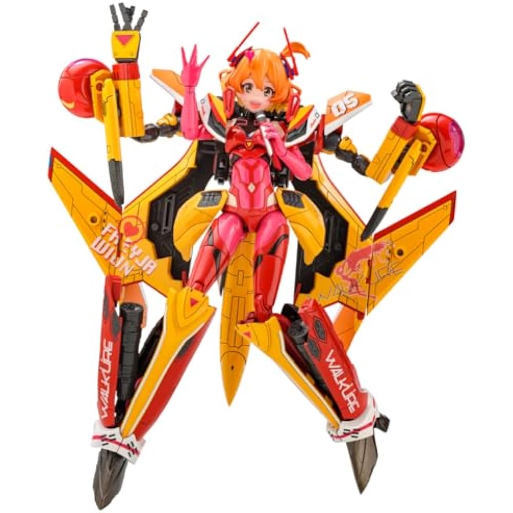 Aoshima Bunka Kyozai (AOSHIMA) VFG Macross Delta VF-31J Siegfried Freya Vion total height approx....
