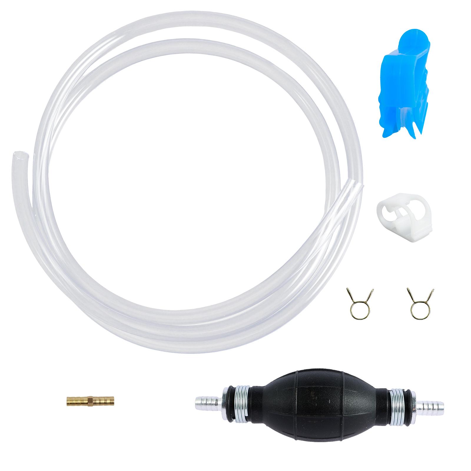 

Ручной сифонный насос, эффективный газовый сифонный насос со шлангом 9,8 футов, многофункциональный насос для перекачки топлива для бензина, масла, воды, жидкости чёрный