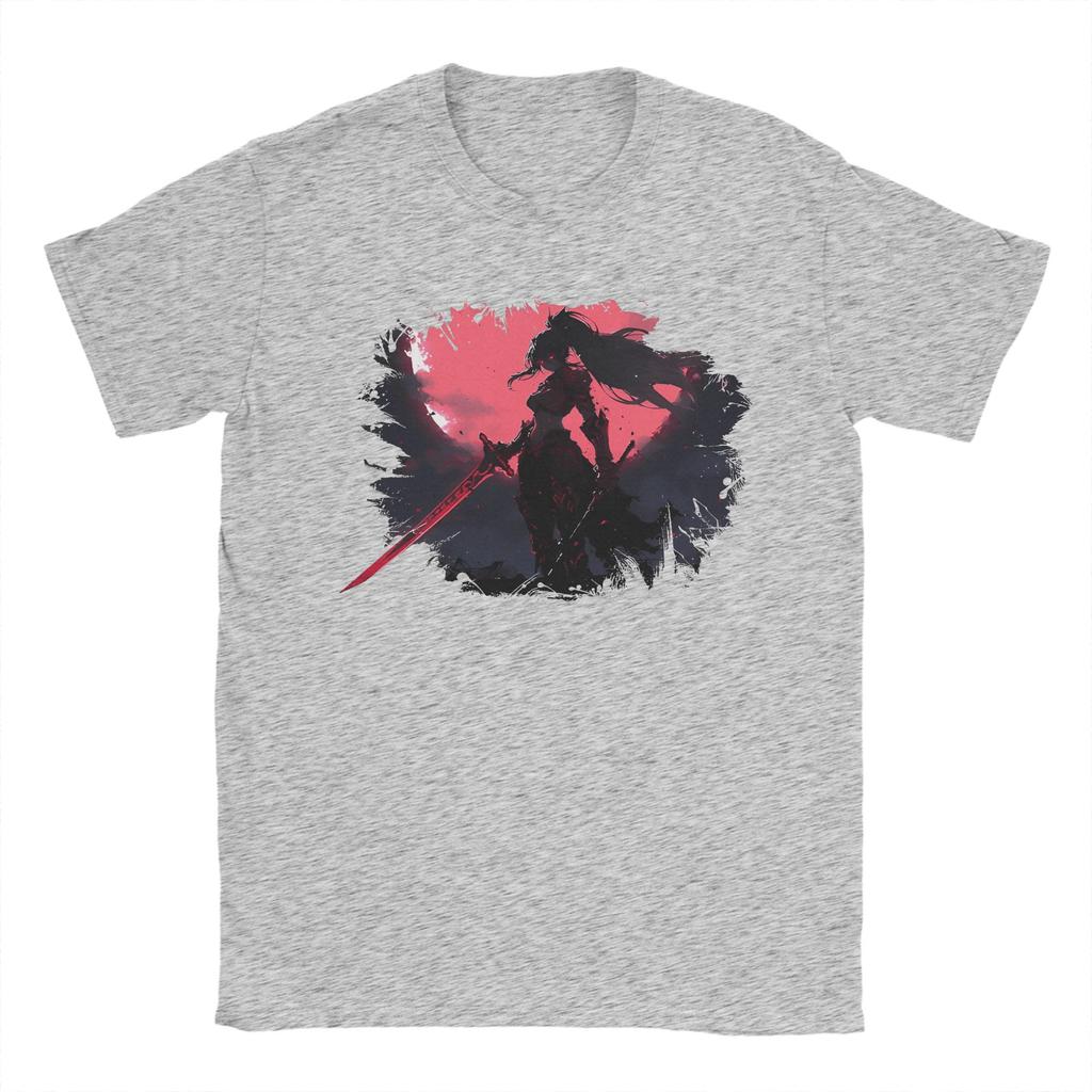 Vintage Stellar Blade T-Shirt Men Crew Neck Pure Cotton T Shirt Eve Short Sleeve Tee Shirt Gift Idea Clothing