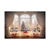 Indoor Window Sill Winter Snow Scene Children Shooting Background Cloth Background Wall Decoration Photo Cloth