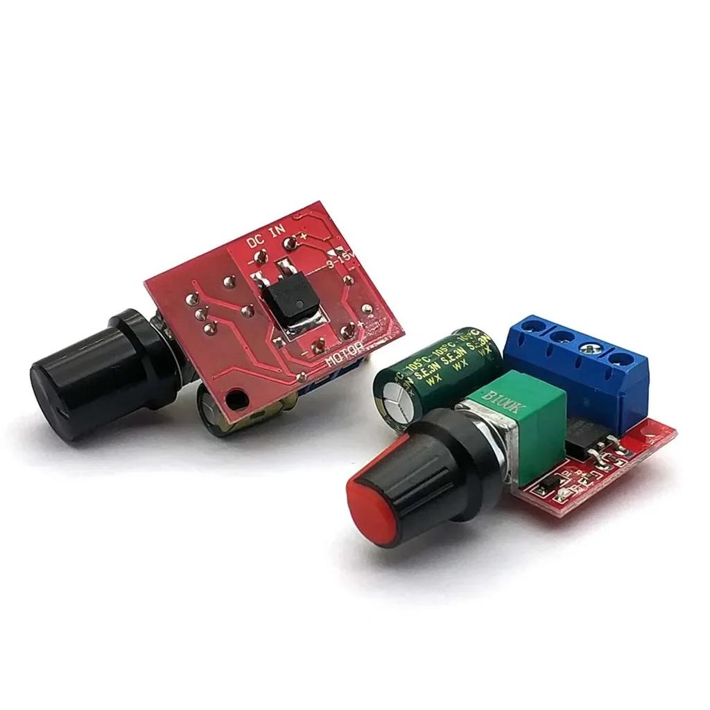 Mini 5A 90W PWM 12V DC Motor Speed Controller Module DC-DC 4.5V-35V Adjustable Speed Regulator Control Governor Switch 24V