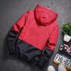 Spring and Summer Fashionable Color Block Men's Jacket Thin Hooded Jacket Top