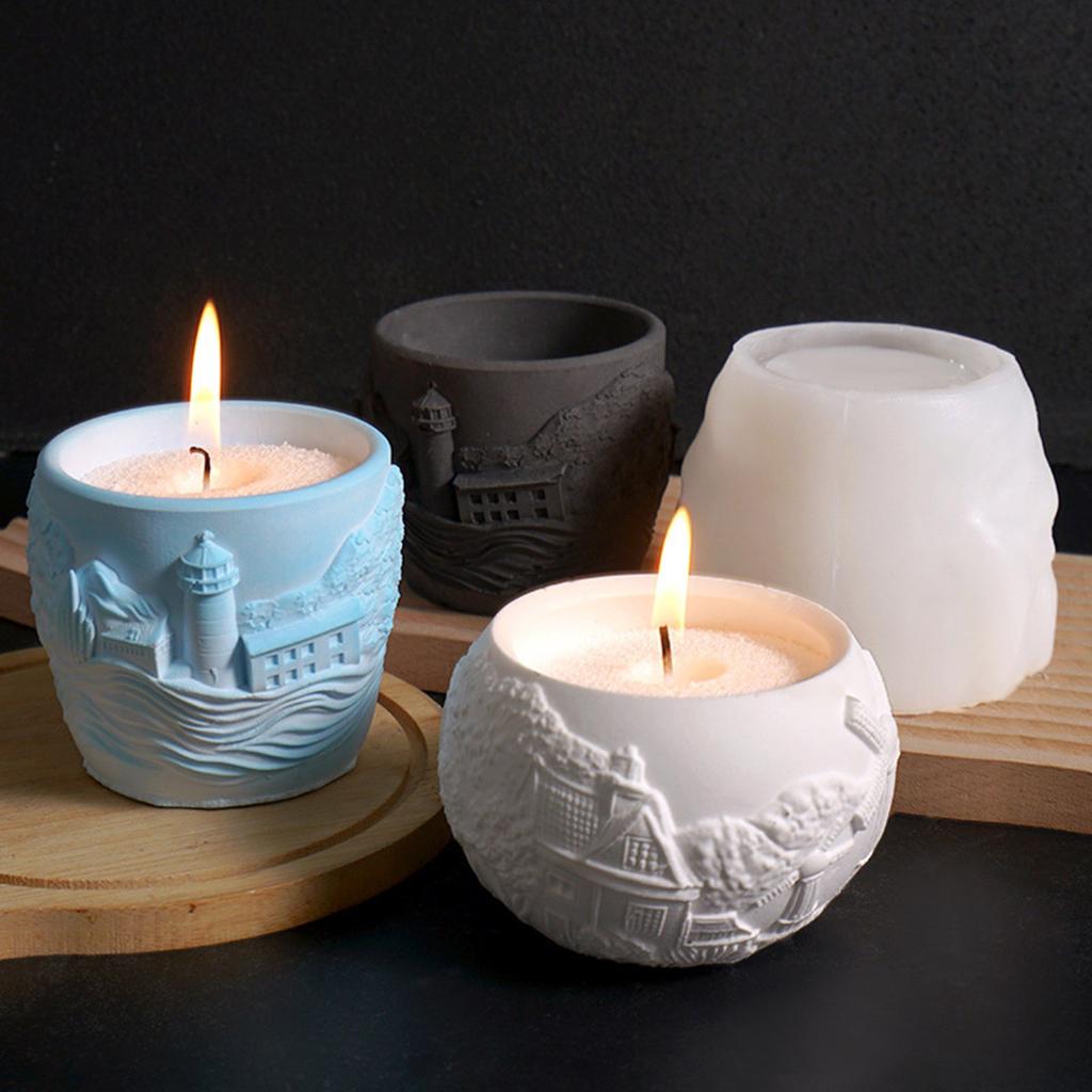 Practical Florals Flower Pots Sturdy Silicone Mould Cement Plaster Craft Supplies for Garden and Indoor Decoration