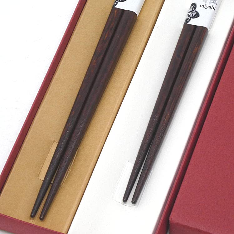 Chopsticks Set Couple Chopsticks Pair Stylish Wedding Gift Cute Gift Present Wakasa Lacquer Wrapping Box Dishwasher Safe Caraku Box Day Day Respect