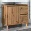 VidaXL Vanity Unit Artisan Oak 65x33x60 Cm Engineered Wood, Bathroom Vanity Unit, Bathroom Furniture 857121