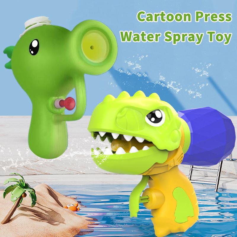 Cartoon Sharks Peas Water Spray Toy Kids Swimming Pool Sand Beach Toys Baby Bath Playing Spray Water Amusement Toy Gifts