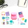 18PCS Doll House School Supply Dollhouse Toy Stationery Miniature Dollhouse Model DIY Doll House Decorations for Kid