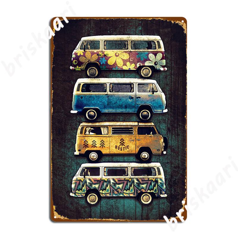 

Combis Van Retro Garage Metal Sign Plaques Club Bar Classic Cinema Kitchen Tin sign Poster 20x30cm