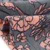 Women Dress Round Neck Short Sleeve Pleated Detail Short Dress Floral Print Flowy Hem Loose Fit Dress Plus Size